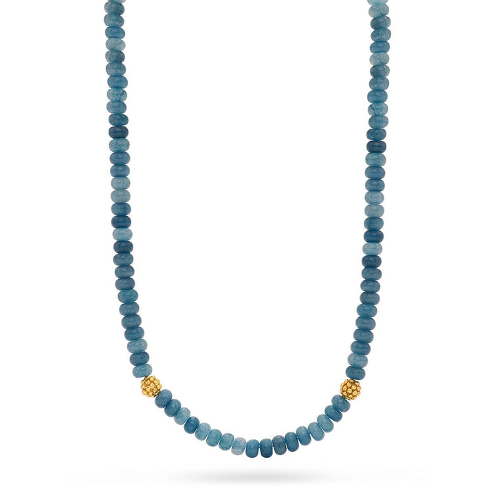Berry Single Strand Necklace, 16+2'' - Ocean Jade