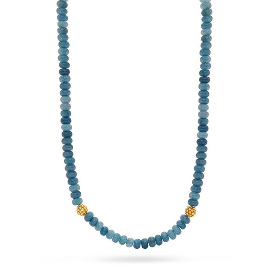 Berry Single Strand Necklace, 16+2'' - Ocean Jade