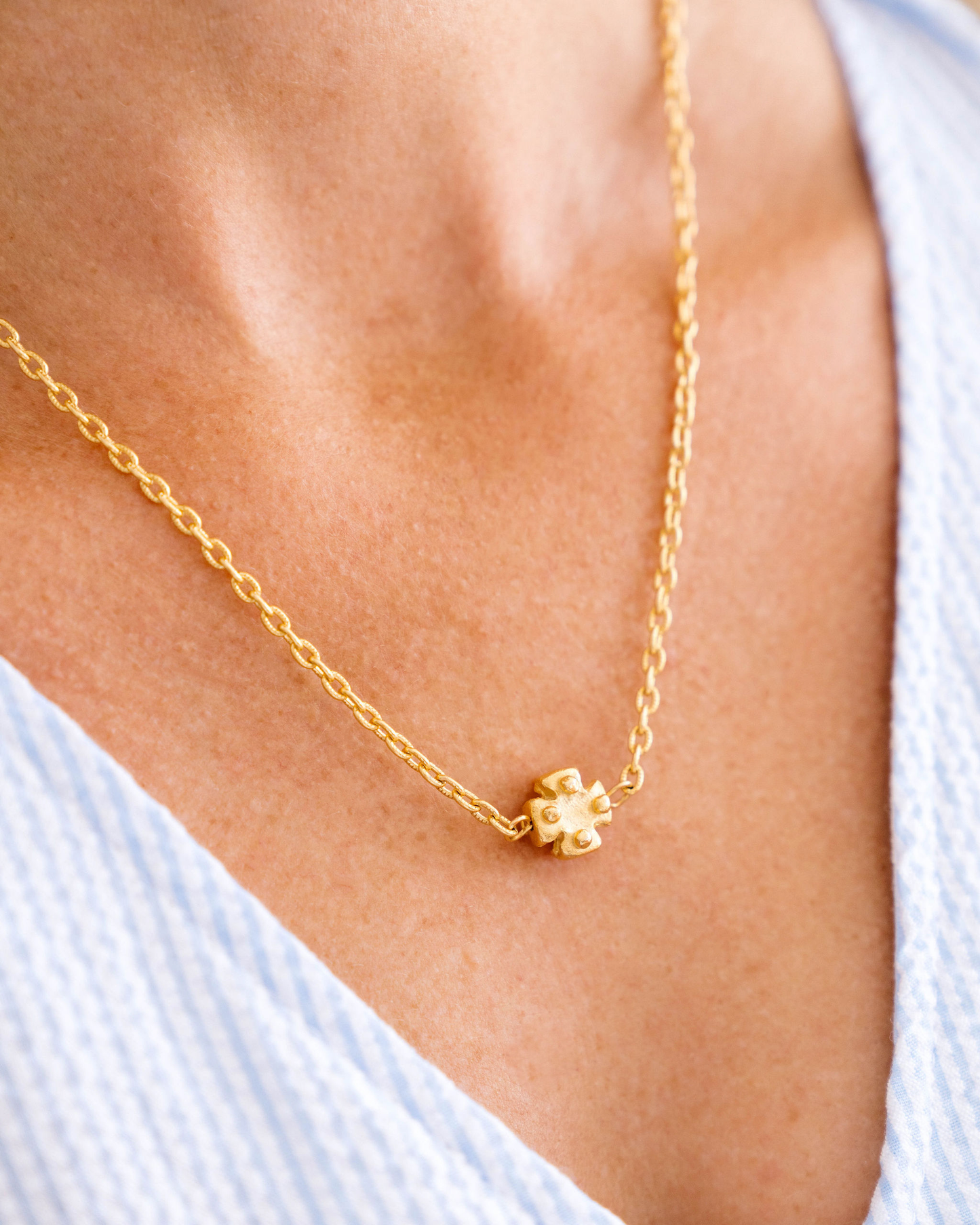 Dainty Maltese Cross Necklace