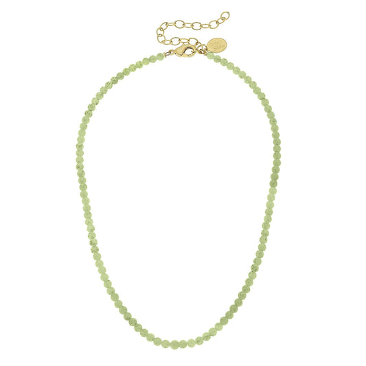 Alys Necklace - Light Green