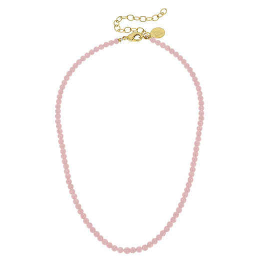 Alys Necklace - Light Pink