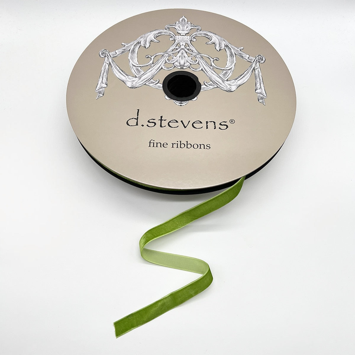 Voss Velvet - Basil Green - 5/8" x 50yds