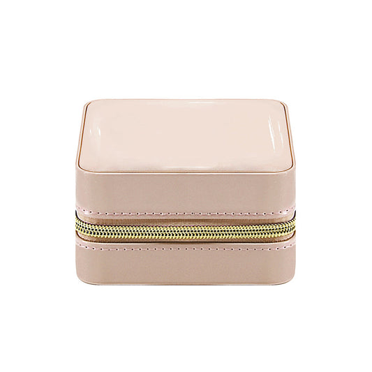 Pearl Travel Jewelry Case - Nude