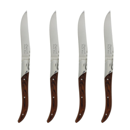 Laguiola Connoisseur Rosewood-steak knives set of 4