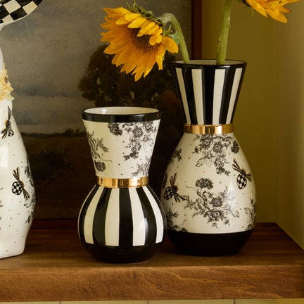 Bee Toile Vase - Lg