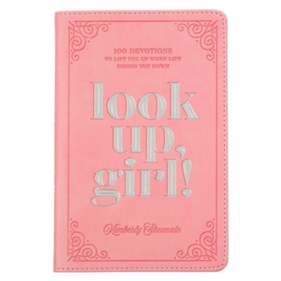 Devotional Look Up Girl Faux Leather