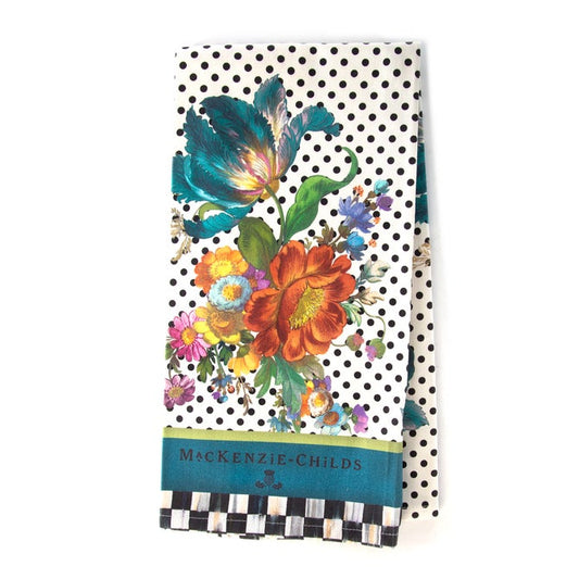 Flower Market Dish Towel