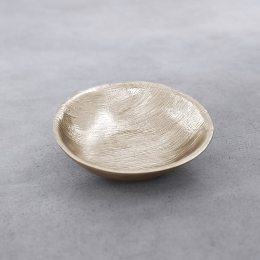 SIERRA MODERN Strie Small Round Bowl (Gold)