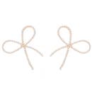 Pearl Statement Bow Earrings