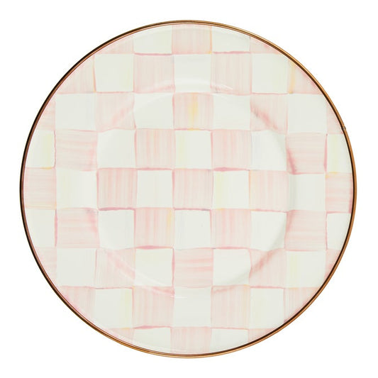 Rosy Check Dinner Plate