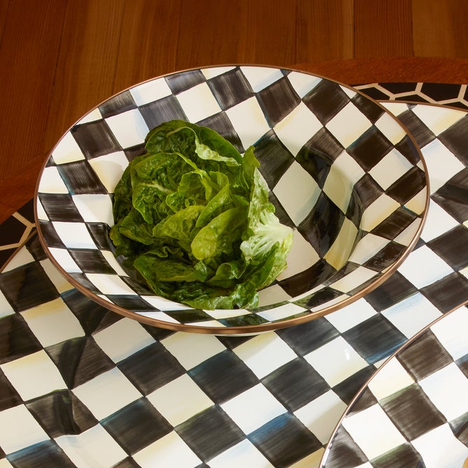 Courtly Check Serving Bowl