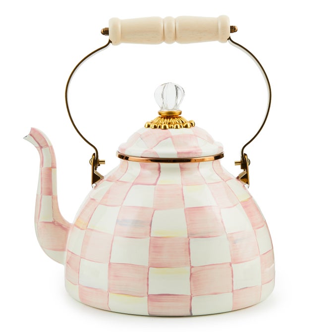 Rosy Check 2 Quart Tea Kettle
