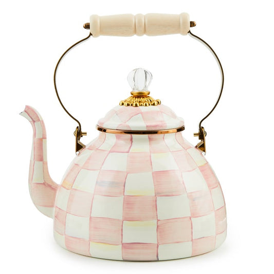 Rosy Check 2 Quart Tea Kettle