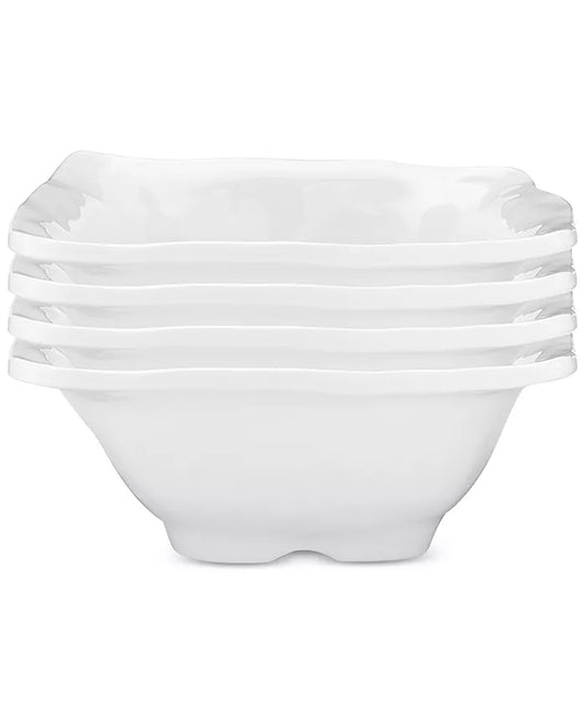Ruffle Melamine 5" Square Dip Bowl