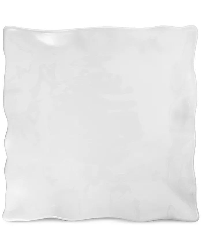 Ruffle Melamine 14" Lge Sq Platter