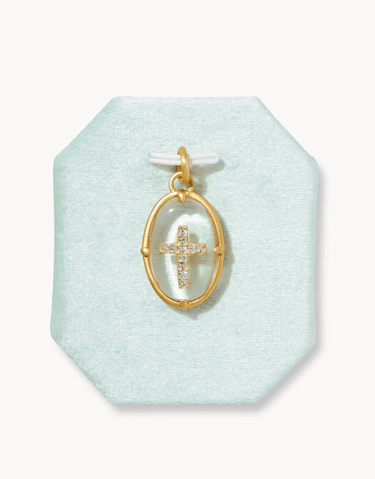 Faithful Charm Cross/Crystal