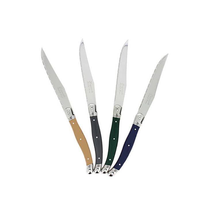 Laguiola Connoisseur Earth Tones-steak knives set of 4