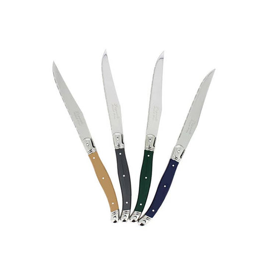 Laguiola Connoisseur Earth Tones-steak knives set of 4