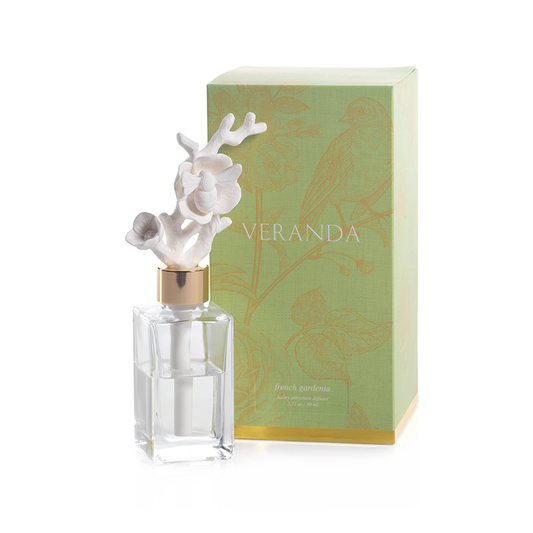 Veranda Porcelain Diffuser/ Bee- French Gardenia M