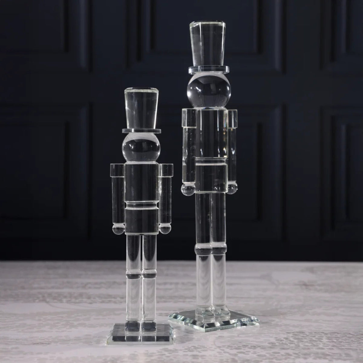 Glass Nutcracker 12""