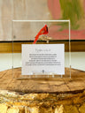 Scripture Stand- Cardinal