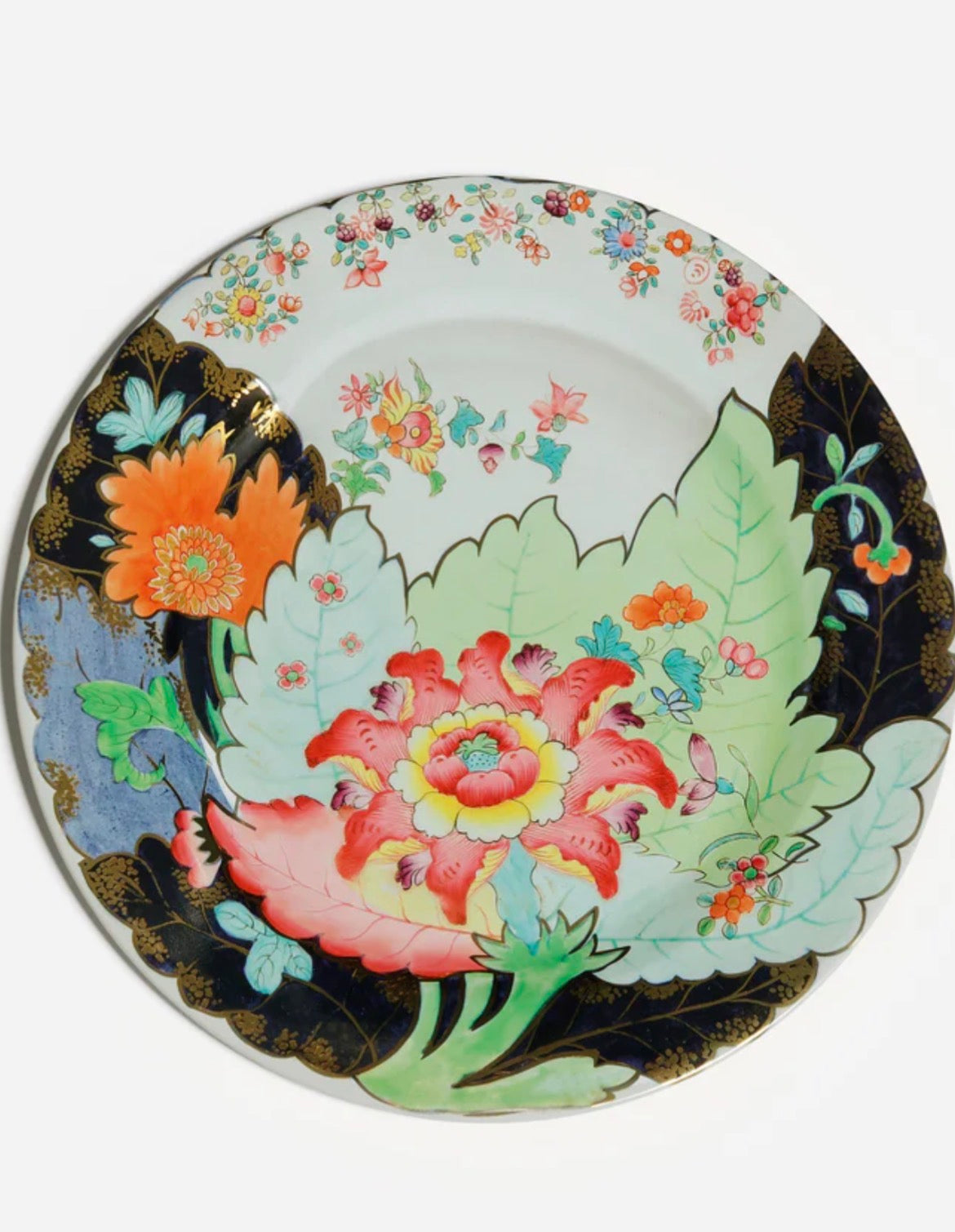 Tobacco Leaf Tin Plate, 10"