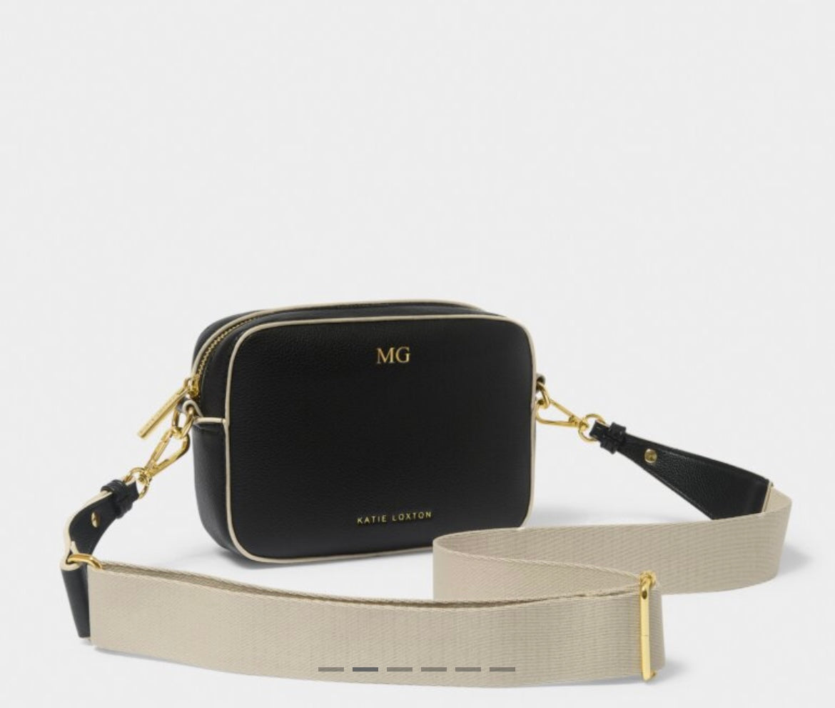 Marni Mini Crossbody Bag - Black/Light Sand