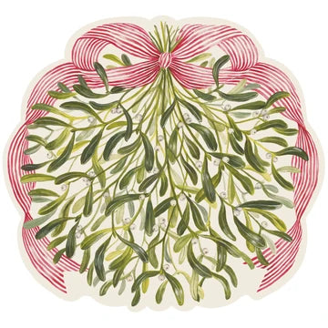 Die Cut Mistletoe Placemat