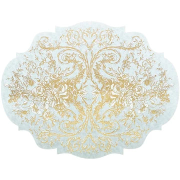 Die Cut Gilded Scroll Frame Placemat