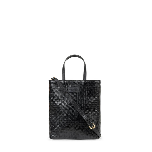 NINA CROSSBODY WOVEN - BLACK