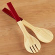 Large Salad Server Set - Red