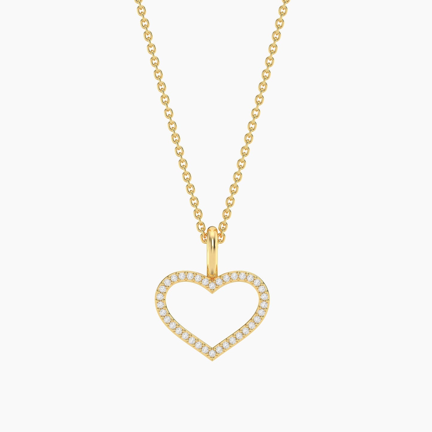Gold True Love Always Pendant Necklace