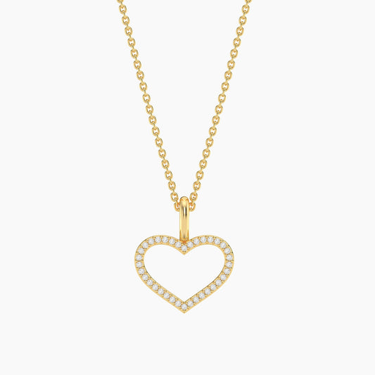 Gold True Love Always Pendant Necklace