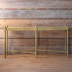 FAUX BAMBOO TABLE