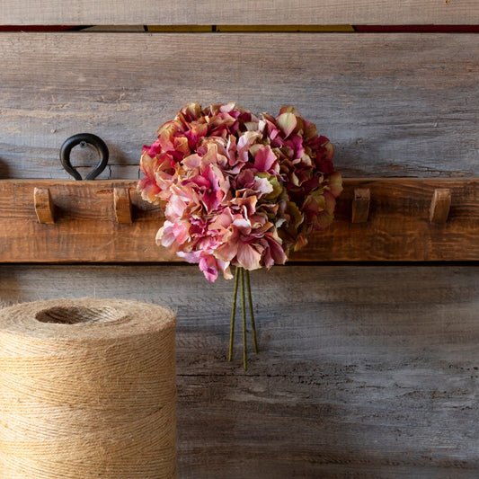 Hydrangea Bundle - Vintage Rose Burgundies
