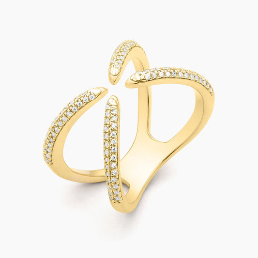 Gold All Axis Stmt Ring