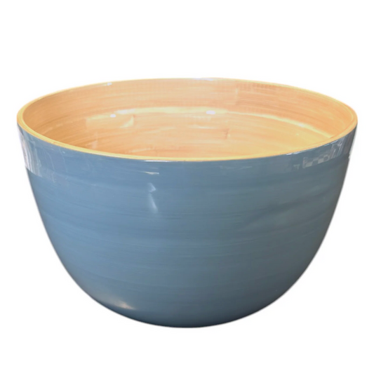 Bamboo Mixing Bowl - Dove Blue