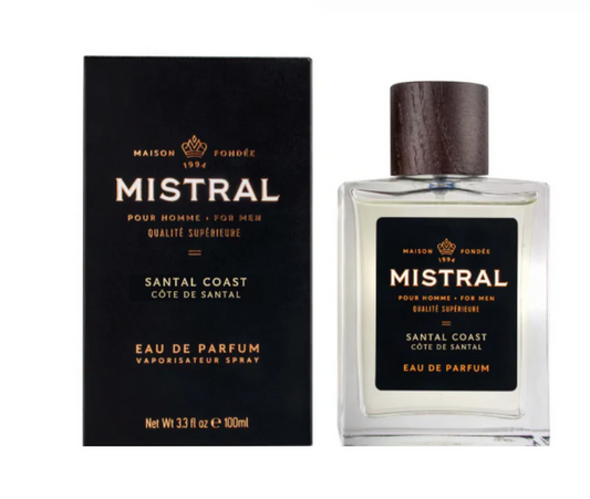 Mistral Men's Eau de Parfum 3.3fl oz 100 ml - Santal Coast