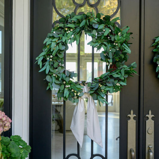 Bow / Sash , Velvet Cream