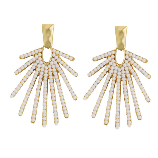 White Sunburst Drops