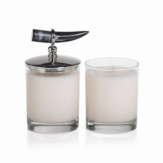 Cote d Ivoire Scented Candle w/ Horn (Tobacco Flower)