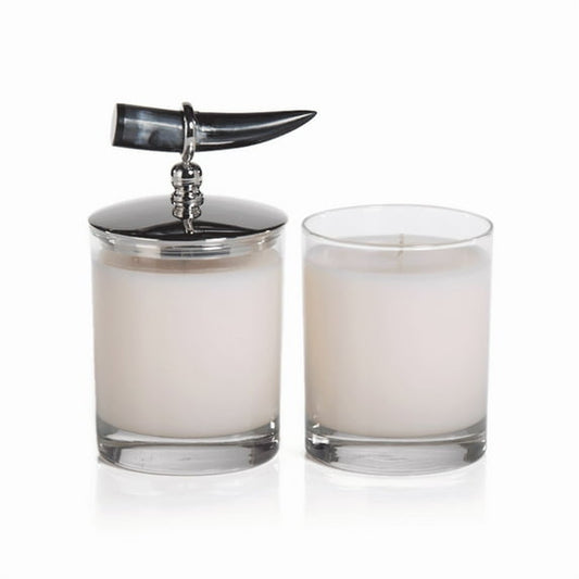 Cote d Ivoire Scented Candle w/ Horn (Tobacco Flower)