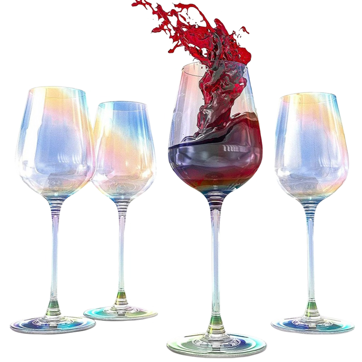 Iridescent Luster Large Radiance Wine Glass - Set of 4