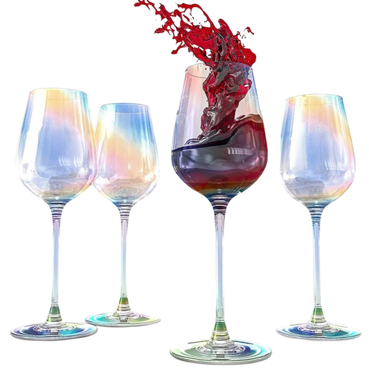 Iridescent Luster Large Radiance Wine Glass - Set of 4