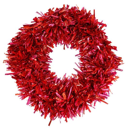 RED/ HOT PINK LARGE WREATH