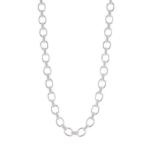 Cleopatra Small Link Necklace - Silver