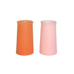 Peach + Petal Silicone Highball Glass