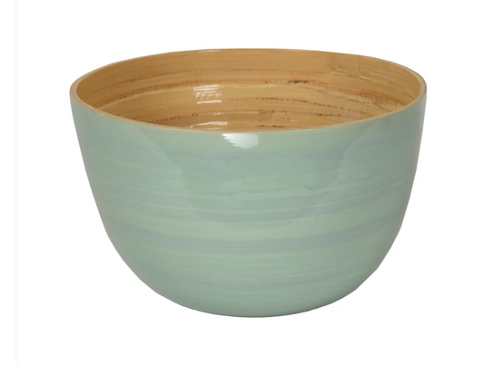 Bamboo Mixing Bowl - Ice Blue