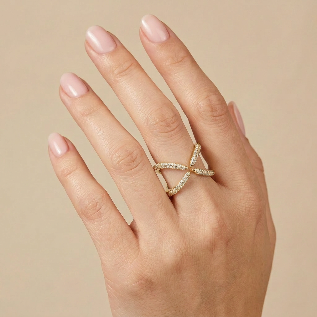 Gold All Axis Stmt Ring