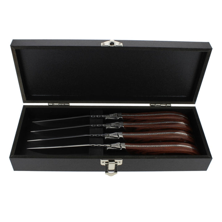 Laguiola Connoisseur Rosewood-steak knives set of 4